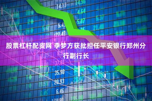 股票杠杆配资网 李梦方获批担任平安银行郑州分行副行长