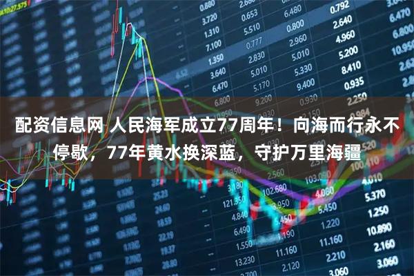 配资信息网 人民海军成立77周年！向海而行永不停歇，77年黄水换深蓝，守护万里海疆
