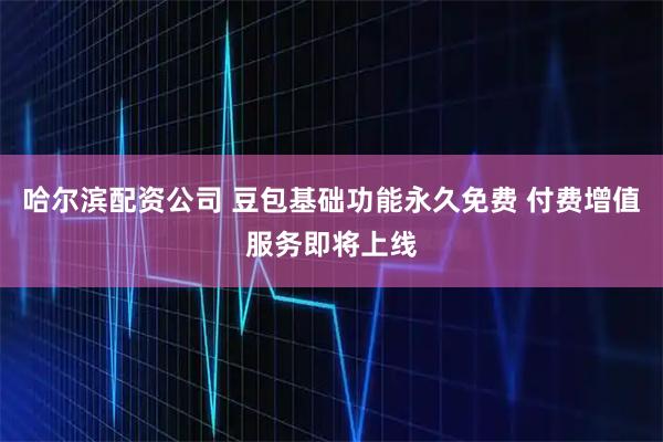 哈尔滨配资公司 豆包基础功能永久免费 付费增值服务即将上线